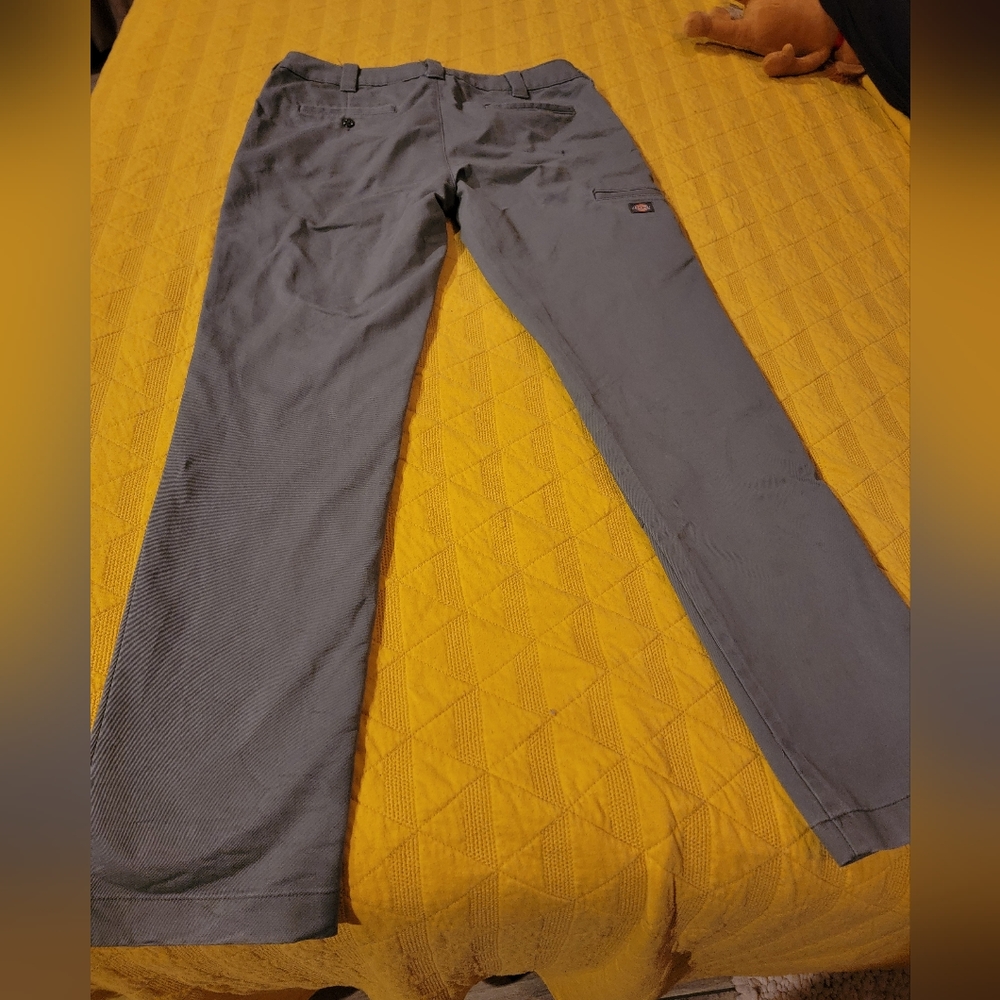 Women's Dickies Flex Fabric Slim Cut Pants - Picture 8 of 10